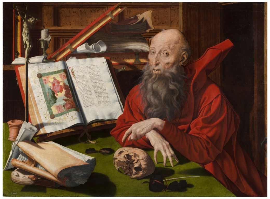 St Jerome in his study